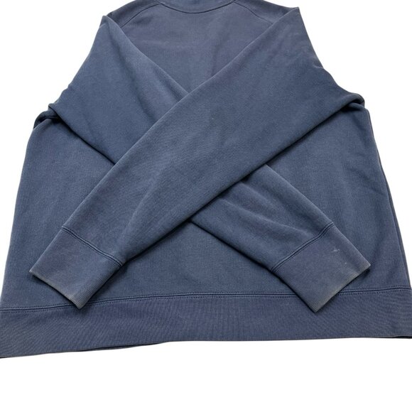 Polo Jeans Company Jacket Mens L Navy Blue Flag Embroidered Full Zip Preppy - Picture 3 of 9